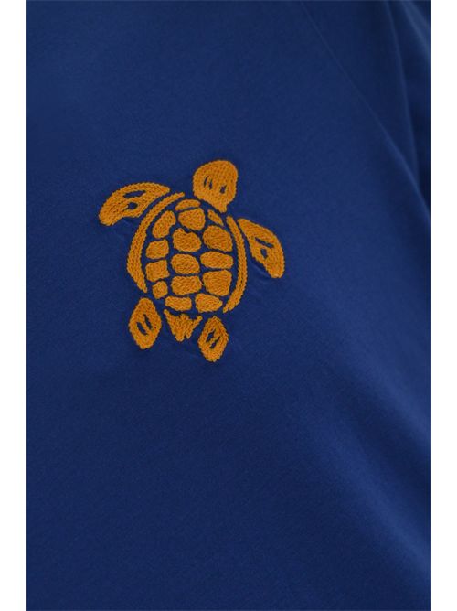 T-shirt Turtle in cotone Blu elettrico Vilebrequin | VBMTS0007 V111 03345851